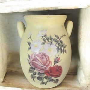 Floral Painted Vase